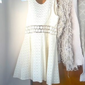 Free people cream daisy dress